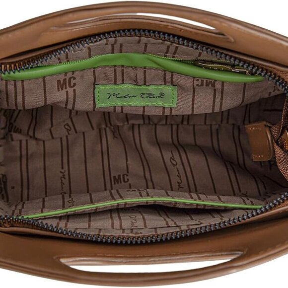 Crossbody Purses for Women Vintage Mini Satchel Pocket Tote Bag - Picture 4 of 7